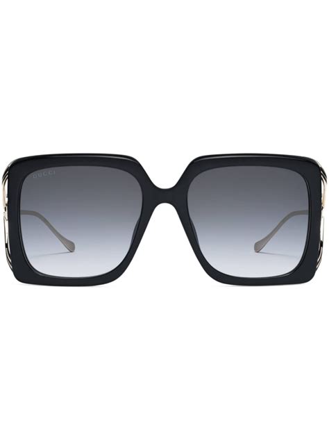 gucci rectangular sunglasses 573247|gucci oversize rectangular sunglasses.